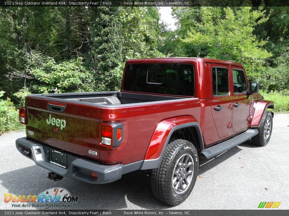 2021 Jeep Gladiator Overland 4x4 Snazzberry Pearl / Black Photo #6