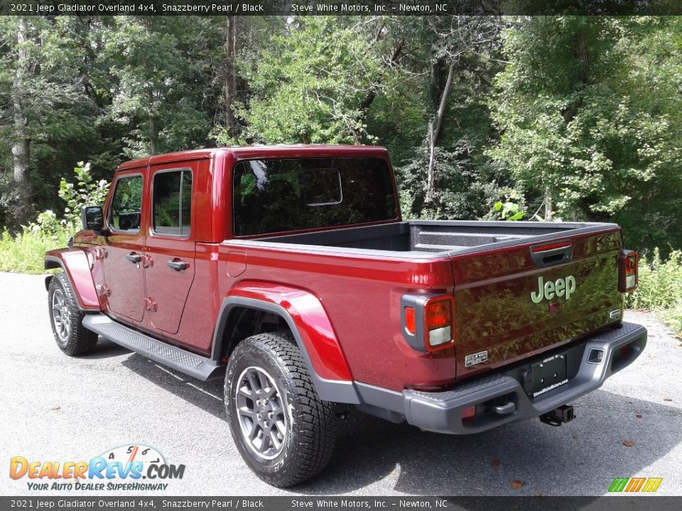 2021 Jeep Gladiator Overland 4x4 Snazzberry Pearl / Black Photo #9