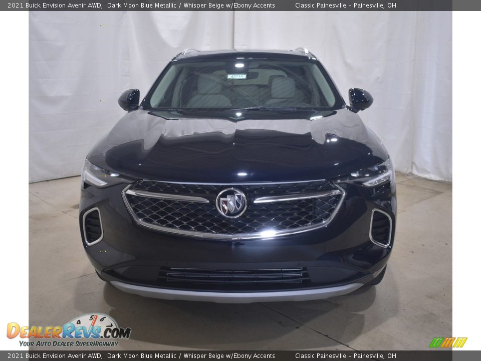 2021 Buick Envision Avenir AWD Dark Moon Blue Metallic / Whisper Beige w/Ebony Accents Photo #4