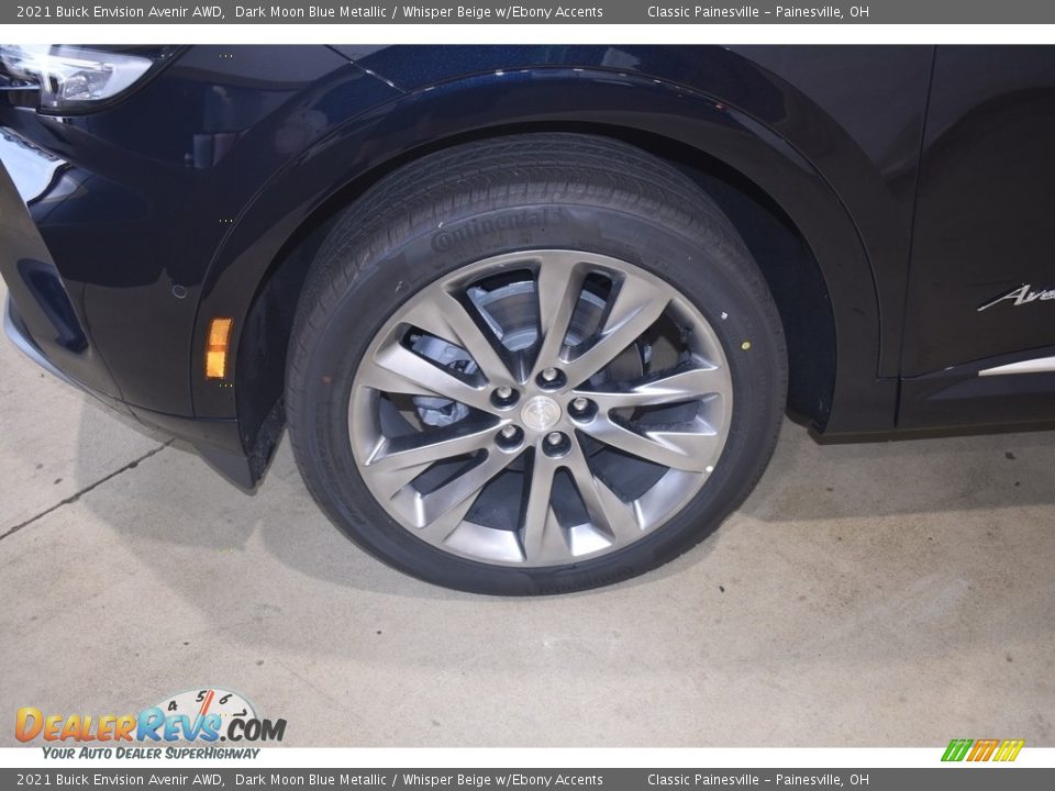 2021 Buick Envision Avenir AWD Dark Moon Blue Metallic / Whisper Beige w/Ebony Accents Photo #5