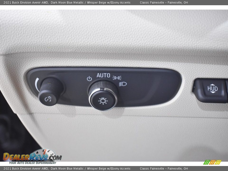 2021 Buick Envision Avenir AWD Dark Moon Blue Metallic / Whisper Beige w/Ebony Accents Photo #10