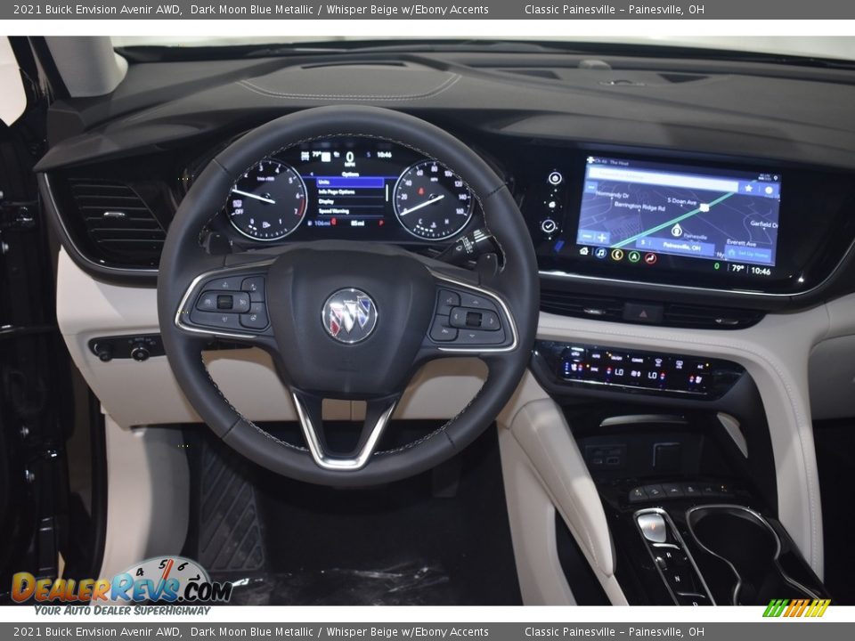 2021 Buick Envision Avenir AWD Dark Moon Blue Metallic / Whisper Beige w/Ebony Accents Photo #11