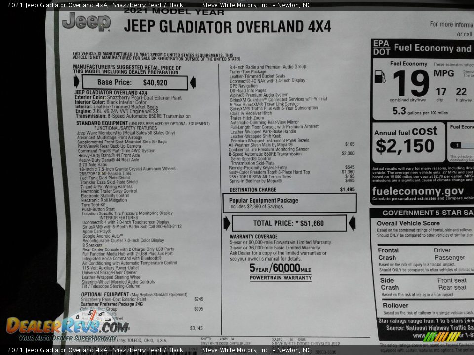2021 Jeep Gladiator Overland 4x4 Snazzberry Pearl / Black Photo #30