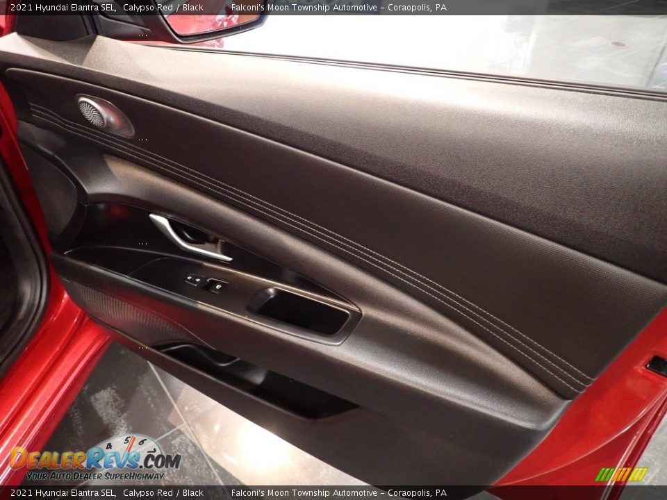 2021 Hyundai Elantra SEL Calypso Red / Black Photo #13
