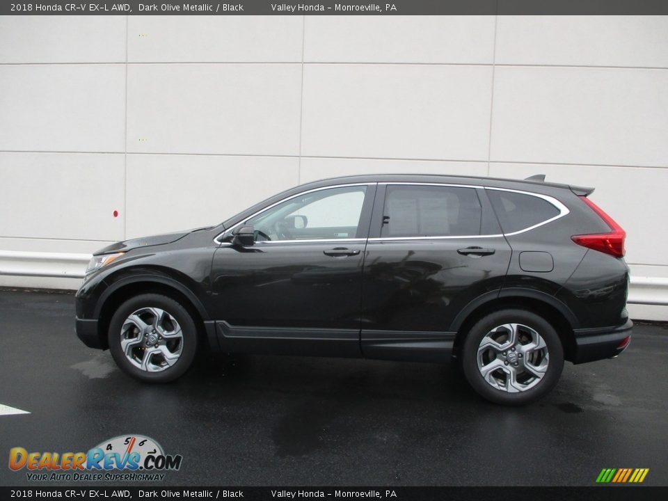 Dark Olive Metallic 2018 Honda CR-V EX-L AWD Photo #2
