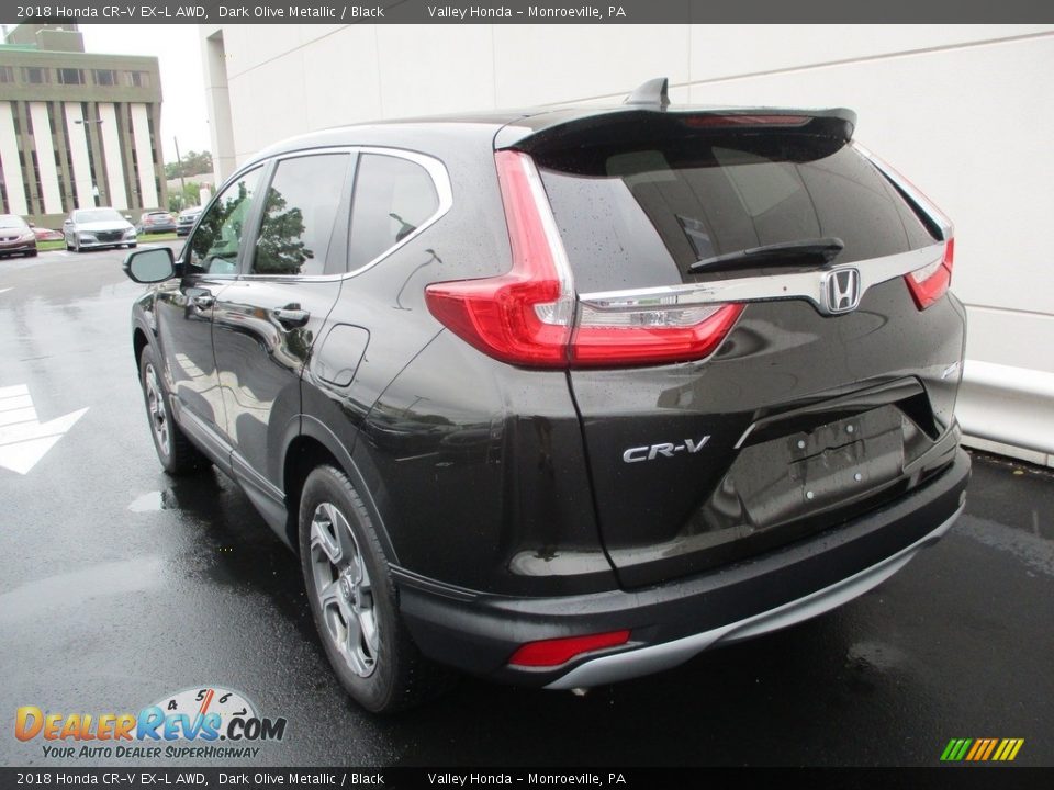2018 Honda CR-V EX-L AWD Dark Olive Metallic / Black Photo #3