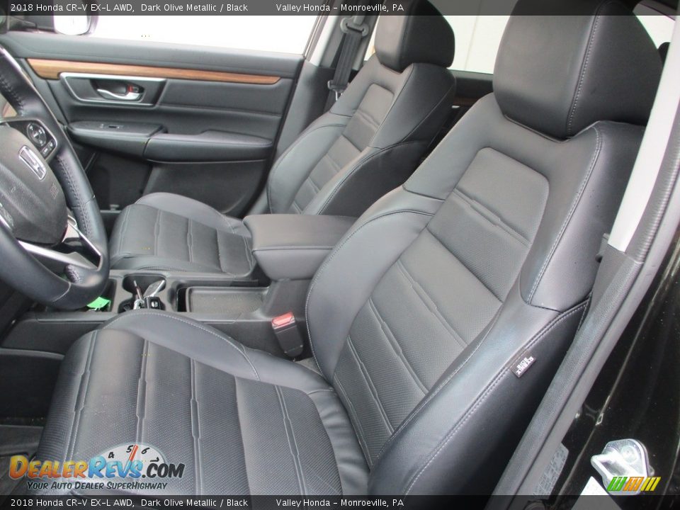 Front Seat of 2018 Honda CR-V EX-L AWD Photo #10