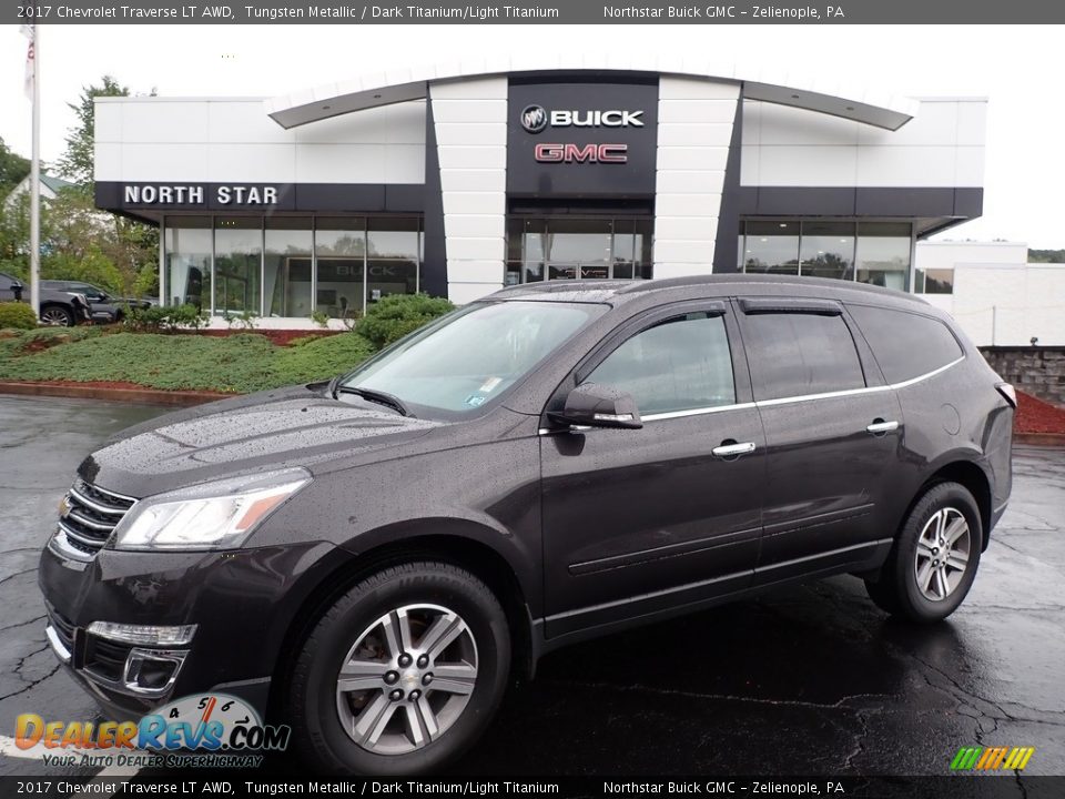 2017 Chevrolet Traverse LT AWD Tungsten Metallic / Dark Titanium/Light Titanium Photo #1