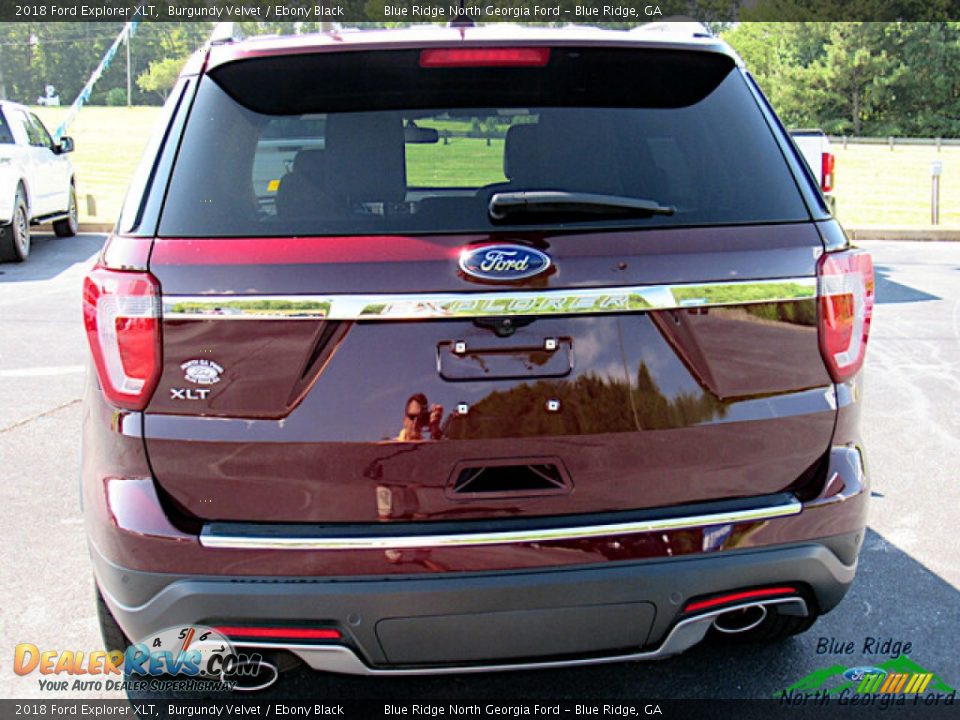 2018 Ford Explorer XLT Burgundy Velvet / Ebony Black Photo #4