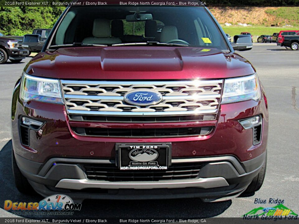 2018 Ford Explorer XLT Burgundy Velvet / Ebony Black Photo #5