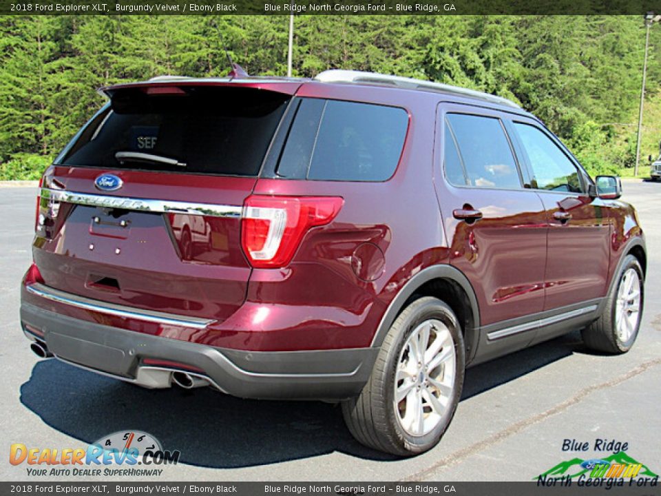 2018 Ford Explorer XLT Burgundy Velvet / Ebony Black Photo #6