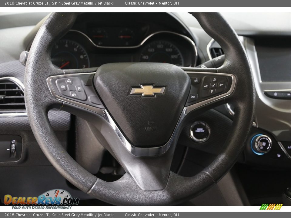 2018 Chevrolet Cruze LT Satin Steel Gray Metallic / Jet Black Photo #7