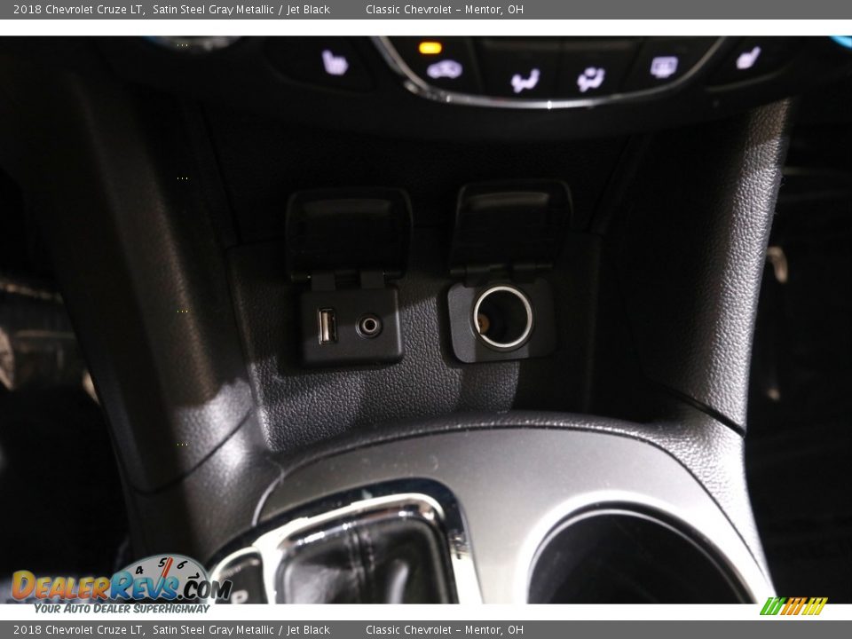 2018 Chevrolet Cruze LT Satin Steel Gray Metallic / Jet Black Photo #13