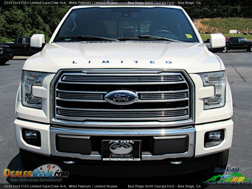 2016 Ford F150 Limited SuperCrew 4x4 White Platinum / Limited Mojave Photo #4