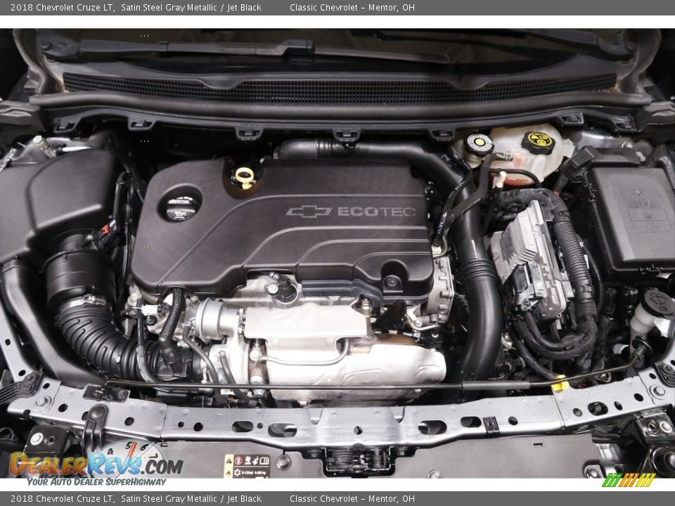 2018 Chevrolet Cruze LT Satin Steel Gray Metallic / Jet Black Photo #18