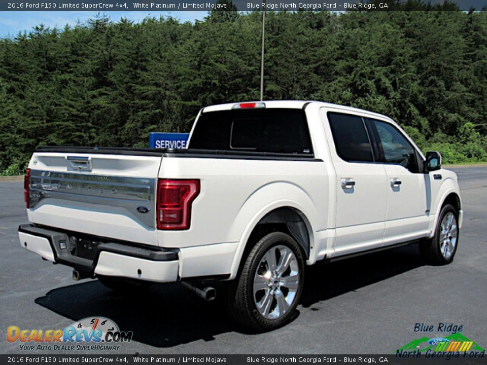 2016 Ford F150 Limited SuperCrew 4x4 White Platinum / Limited Mojave Photo #6