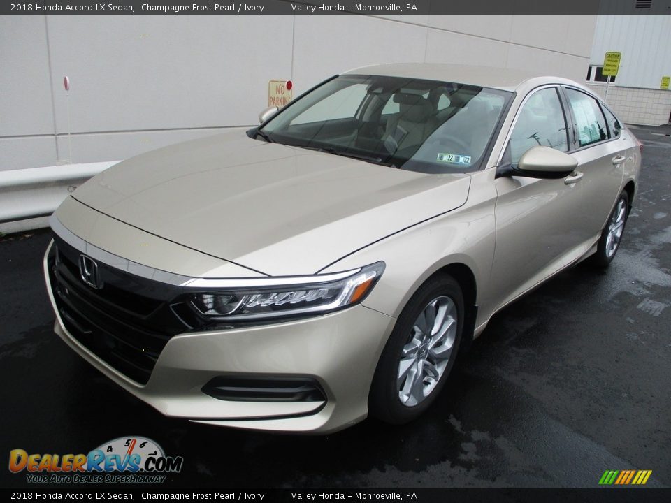 2018 Honda Accord LX Sedan Champagne Frost Pearl / Ivory Photo #9