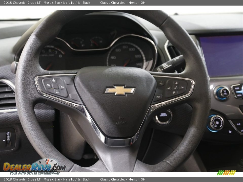 2018 Chevrolet Cruze LT Mosaic Black Metallic / Jet Black Photo #7