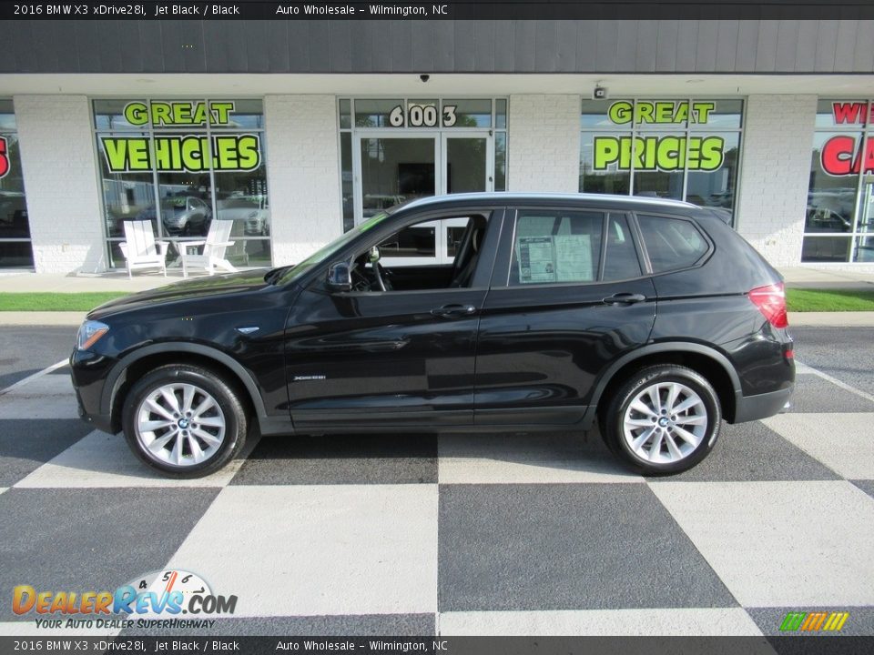 2016 BMW X3 xDrive28i Jet Black / Black Photo #1