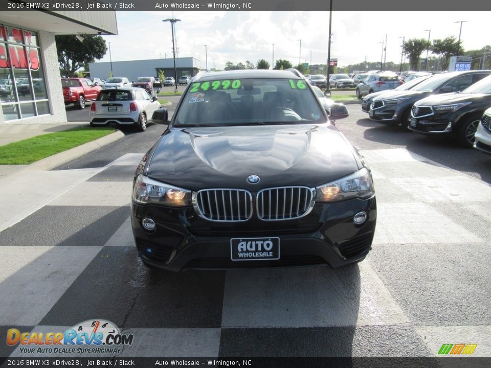 2016 BMW X3 xDrive28i Jet Black / Black Photo #2