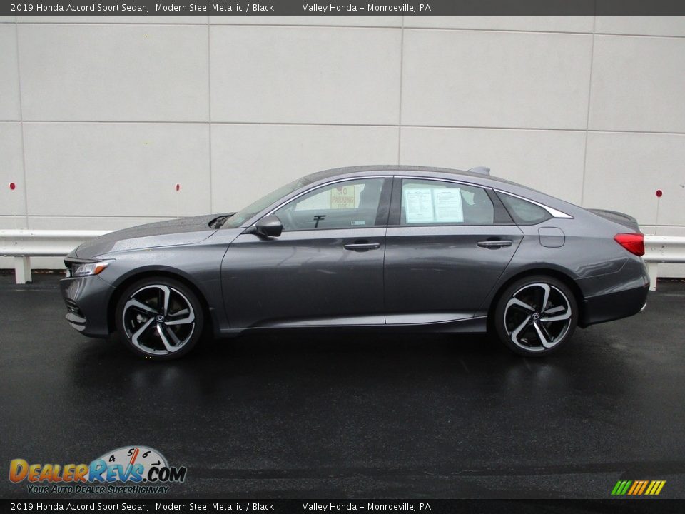 2019 Honda Accord Sport Sedan Modern Steel Metallic / Black Photo #2