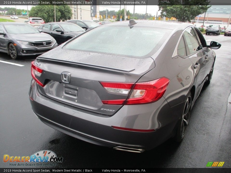 2019 Honda Accord Sport Sedan Modern Steel Metallic / Black Photo #5