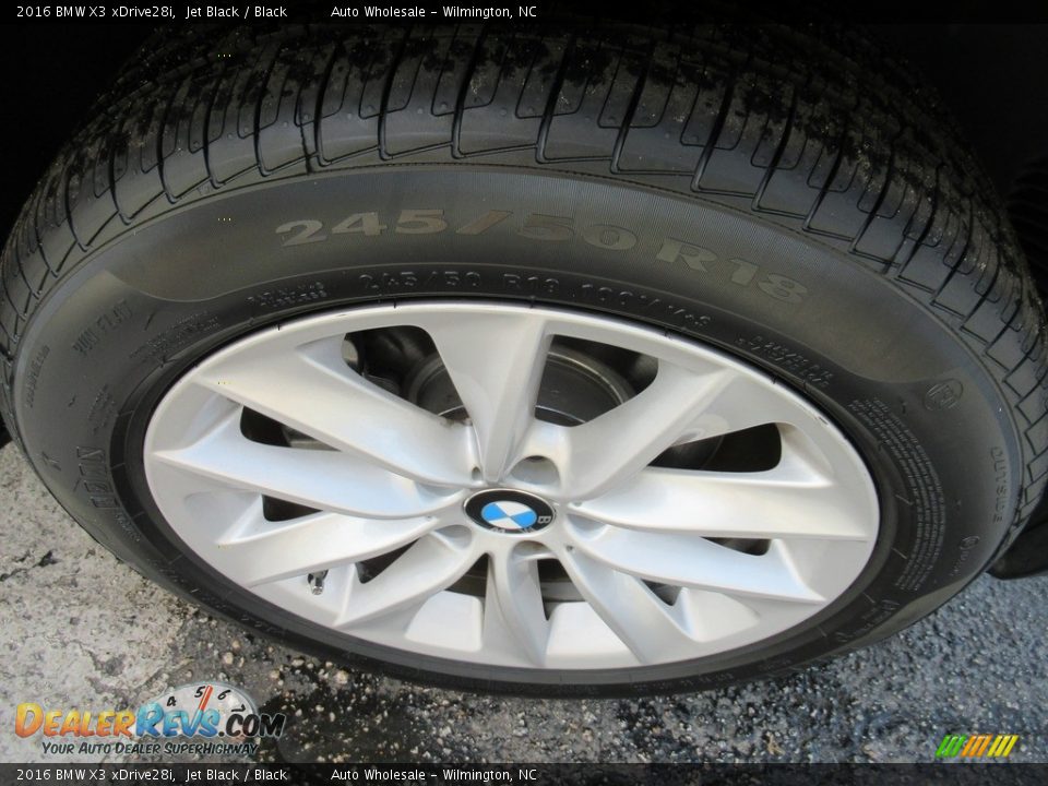 2016 BMW X3 xDrive28i Jet Black / Black Photo #7