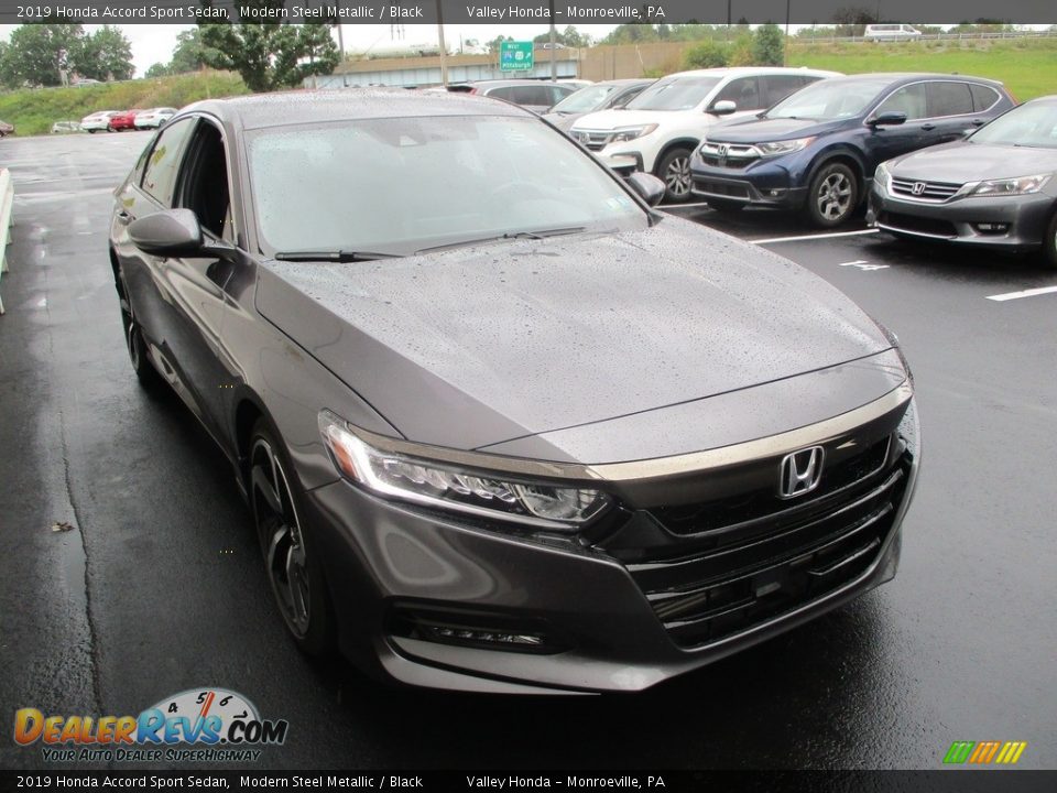 2019 Honda Accord Sport Sedan Modern Steel Metallic / Black Photo #8