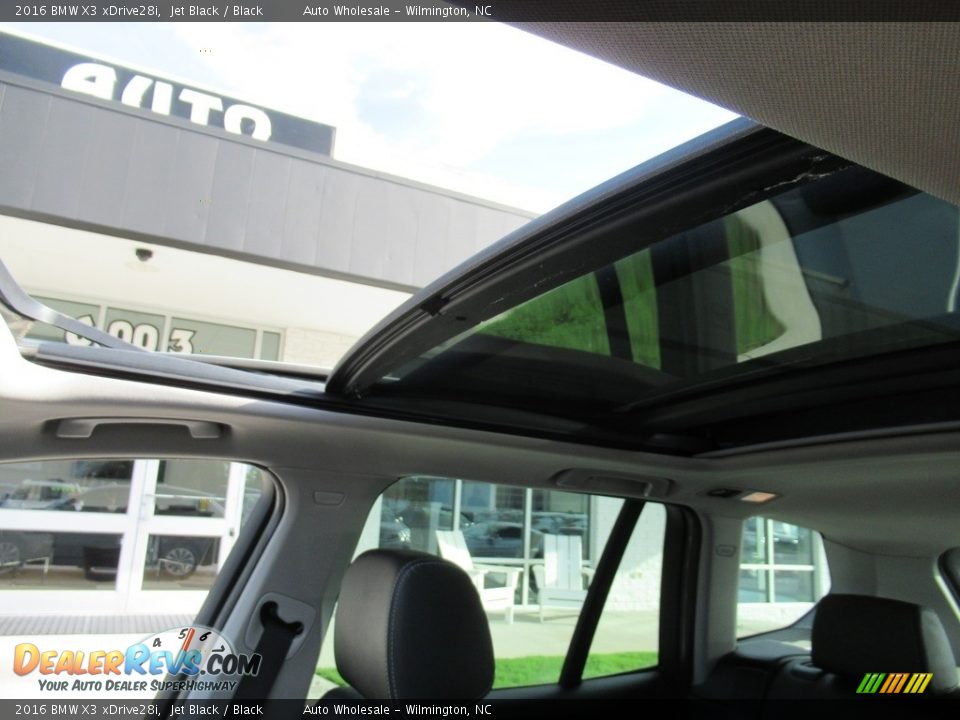 2016 BMW X3 xDrive28i Jet Black / Black Photo #11