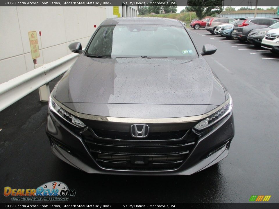 2019 Honda Accord Sport Sedan Modern Steel Metallic / Black Photo #9