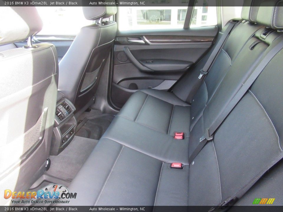 2016 BMW X3 xDrive28i Jet Black / Black Photo #12