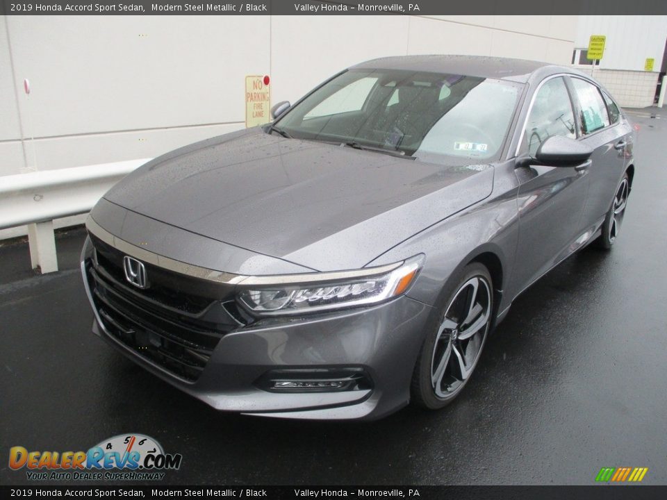 2019 Honda Accord Sport Sedan Modern Steel Metallic / Black Photo #10