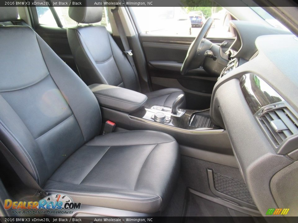 2016 BMW X3 xDrive28i Jet Black / Black Photo #13