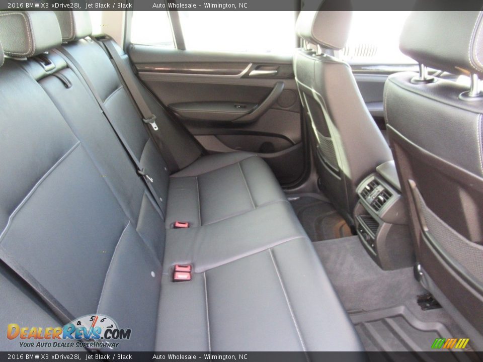 2016 BMW X3 xDrive28i Jet Black / Black Photo #14