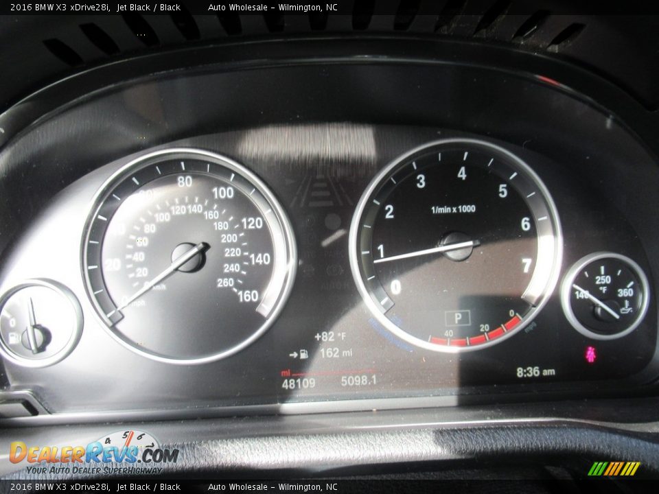 2016 BMW X3 xDrive28i Jet Black / Black Photo #16