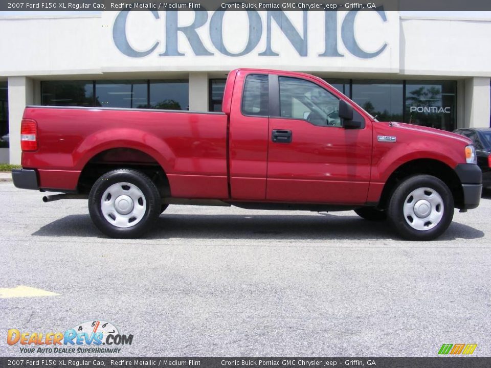 2007 Ford F150 XL Regular Cab Redfire Metallic / Medium Flint Photo #1