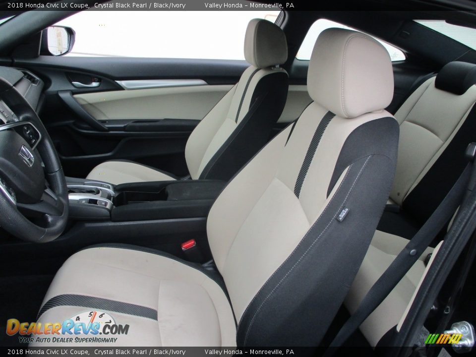 Front Seat of 2018 Honda Civic LX Coupe Photo #11