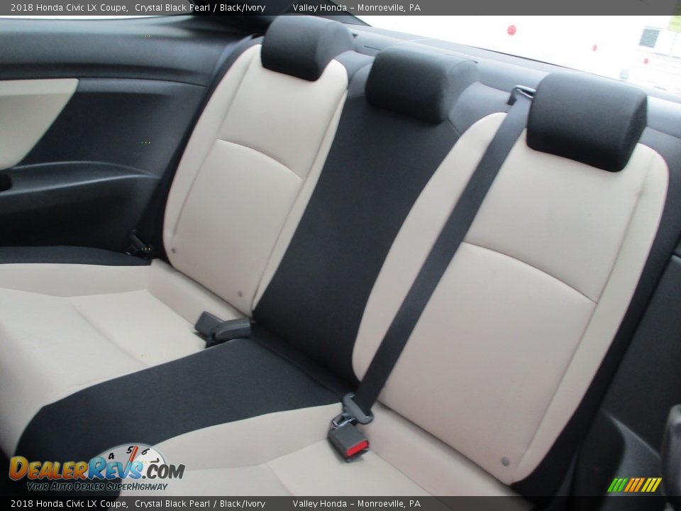 Rear Seat of 2018 Honda Civic LX Coupe Photo #12