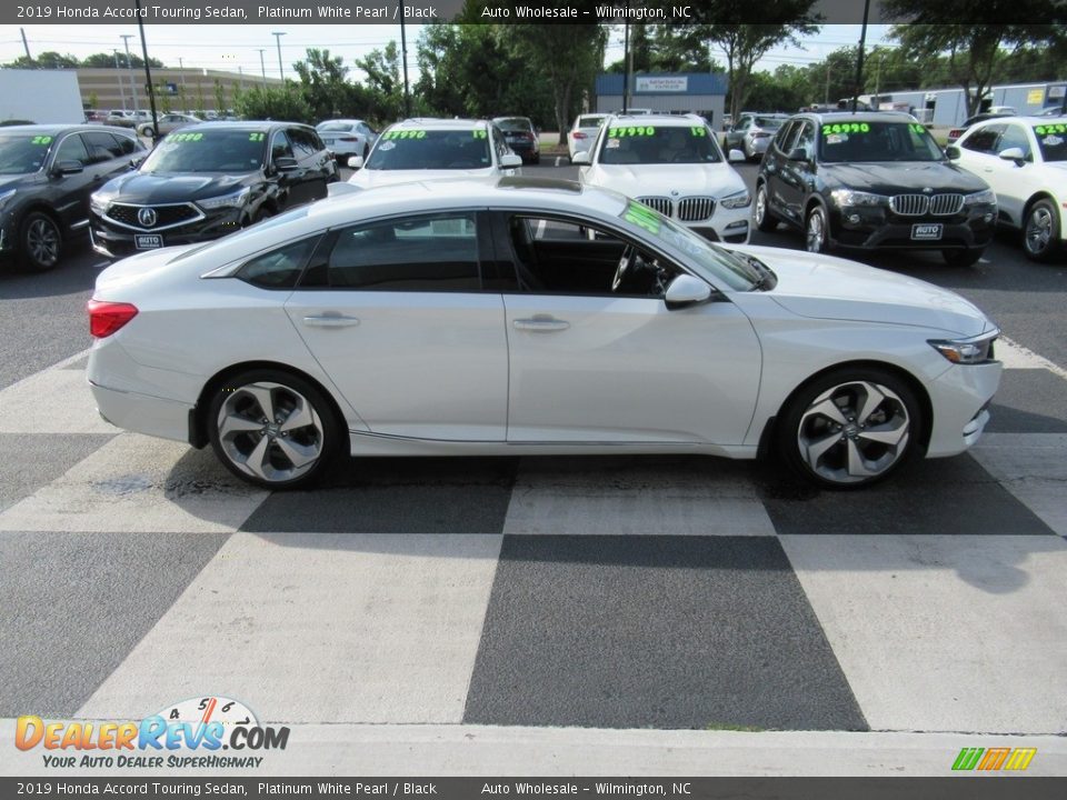 2019 Honda Accord Touring Sedan Platinum White Pearl / Black Photo #3