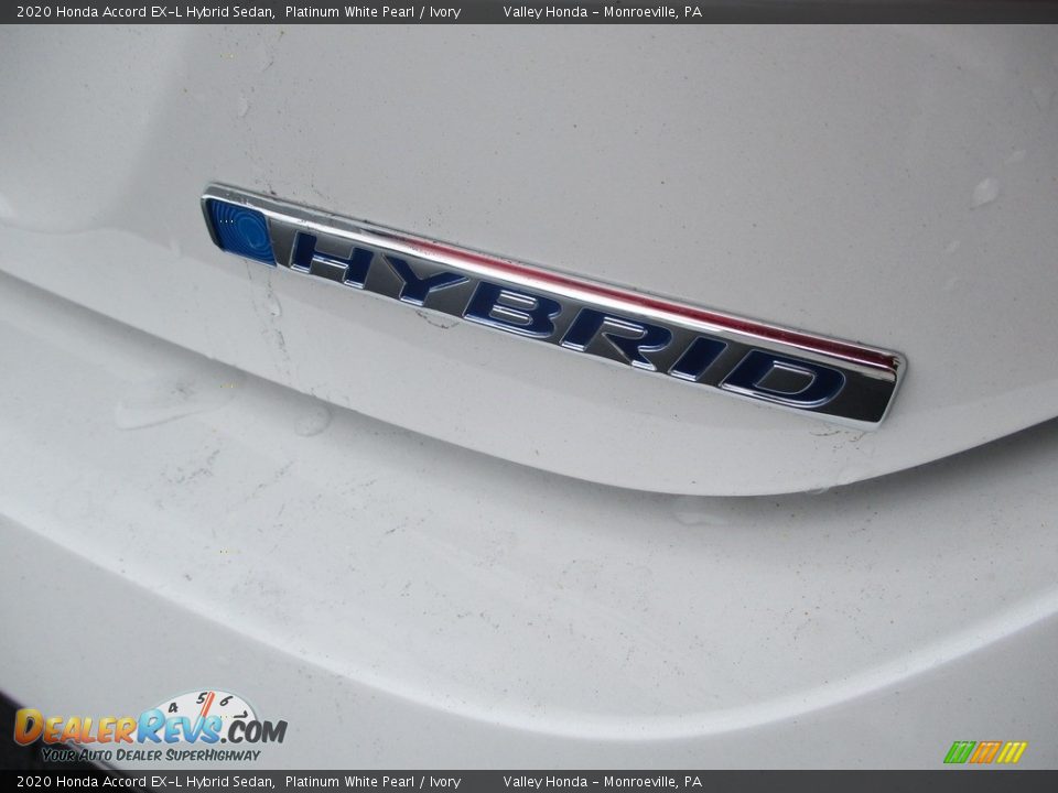 2020 Honda Accord EX-L Hybrid Sedan Platinum White Pearl / Ivory Photo #6