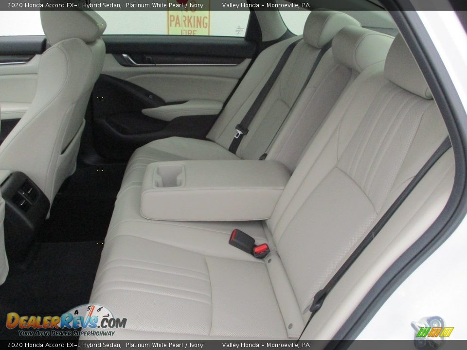 Rear Seat of 2020 Honda Accord EX-L Hybrid Sedan Photo #14