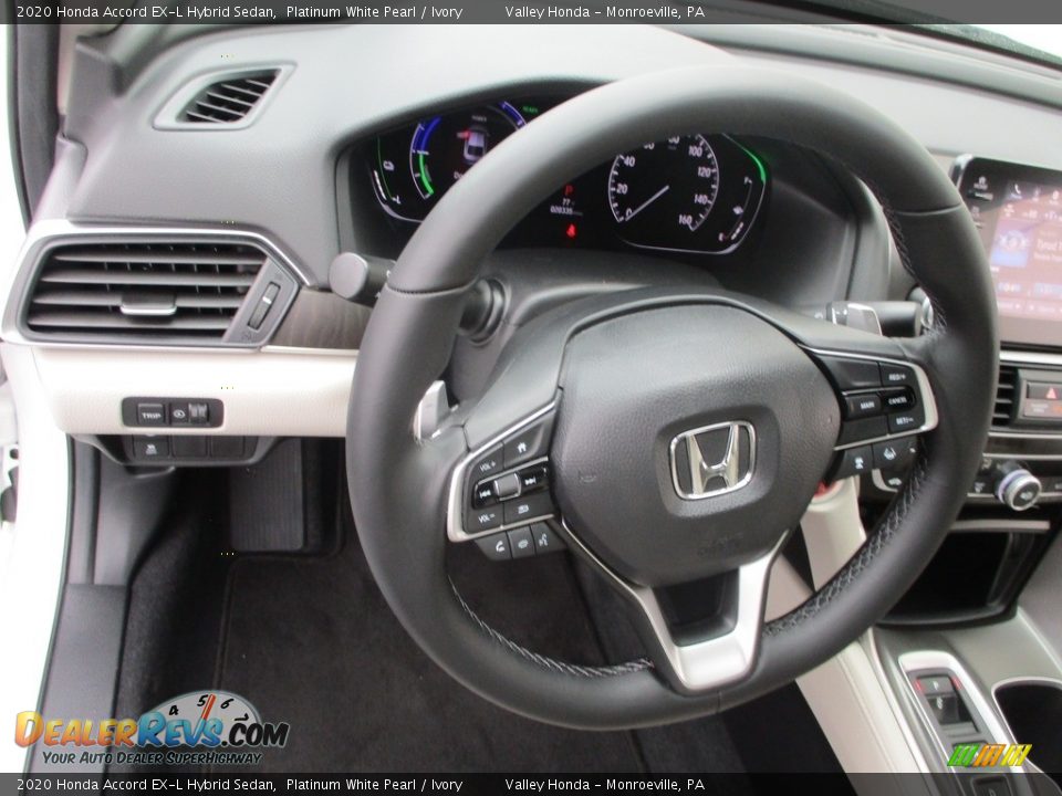 2020 Honda Accord EX-L Hybrid Sedan Steering Wheel Photo #15
