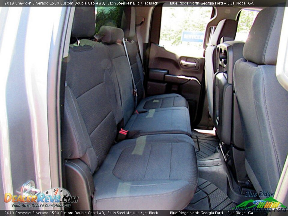 2019 Chevrolet Silverado 1500 Custom Double Cab 4WD Satin Steel Metallic / Jet Black Photo #13