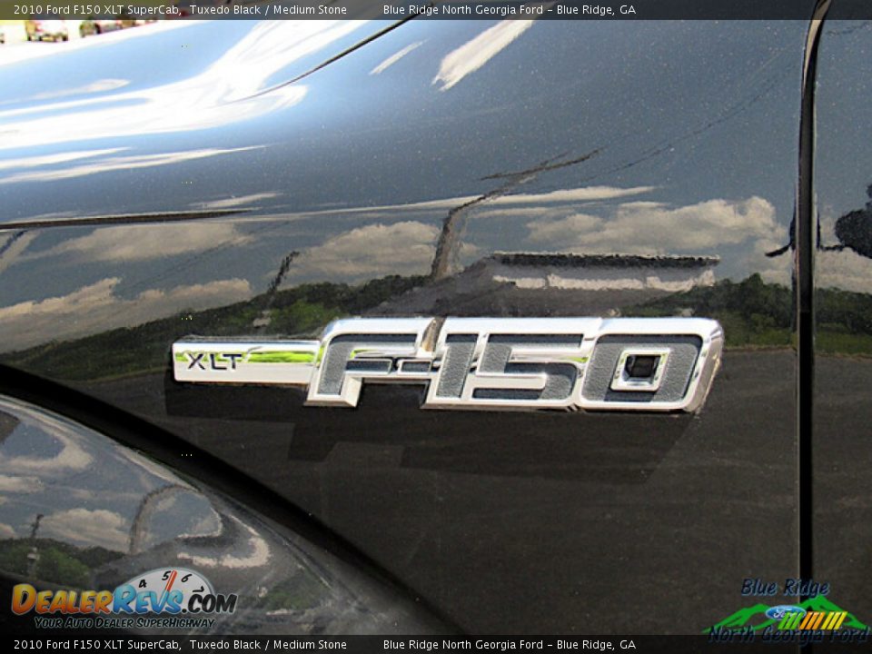 2010 Ford F150 XLT SuperCab Tuxedo Black / Medium Stone Photo #26