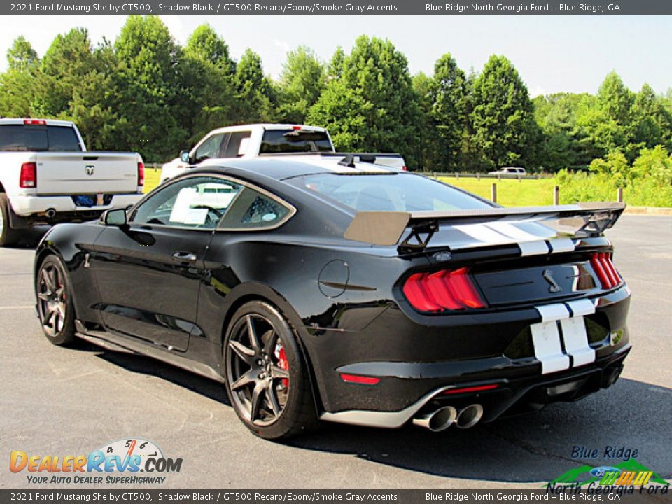 2021 Ford Mustang Shelby GT500 Shadow Black / GT500 Recaro/Ebony/Smoke Gray Accents Photo #3