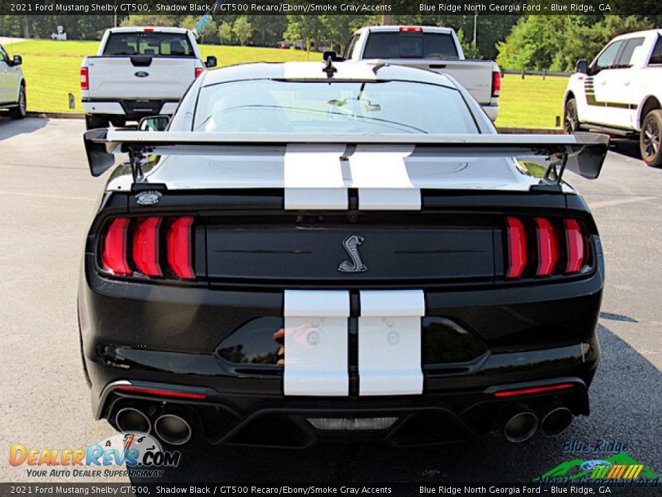 2021 Ford Mustang Shelby GT500 Shadow Black / GT500 Recaro/Ebony/Smoke Gray Accents Photo #4