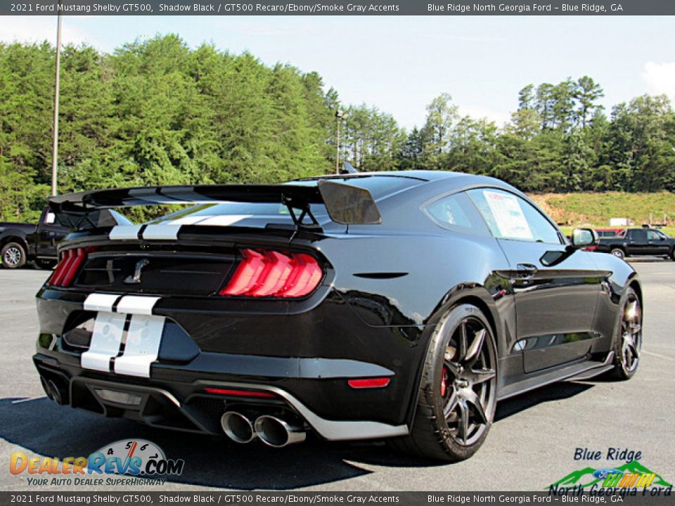 2021 Ford Mustang Shelby GT500 Shadow Black / GT500 Recaro/Ebony/Smoke Gray Accents Photo #6