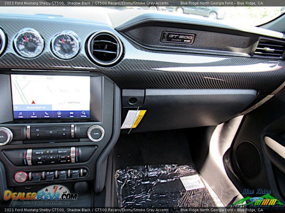 2021 Ford Mustang Shelby GT500 Shadow Black / GT500 Recaro/Ebony/Smoke Gray Accents Photo #14