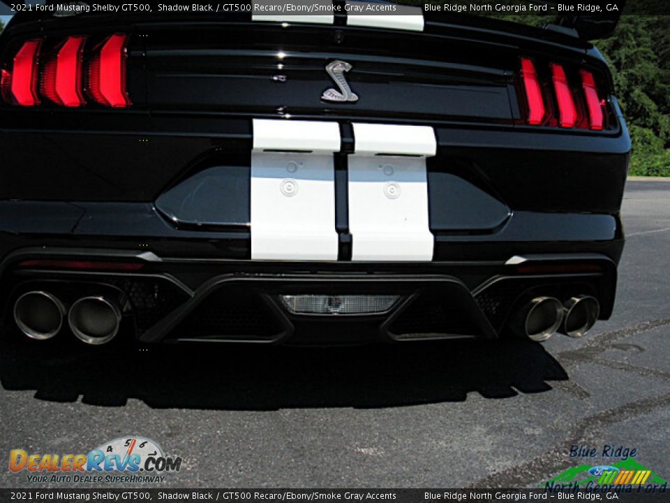 2021 Ford Mustang Shelby GT500 Shadow Black / GT500 Recaro/Ebony/Smoke Gray Accents Photo #25