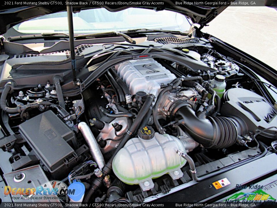 2021 Ford Mustang Shelby GT500 5.2 Liter Supercharged DOHC 32-Valve Ti-VCT Cross Plane Crank V8 Engine Photo #26